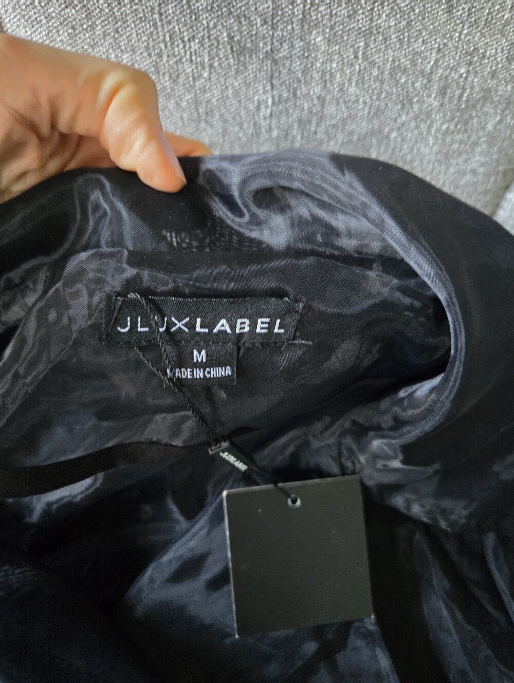 JLUXLABEL | Black Cornwell Sheer Coat Organza Jacket Size M - Picture 12 of 14